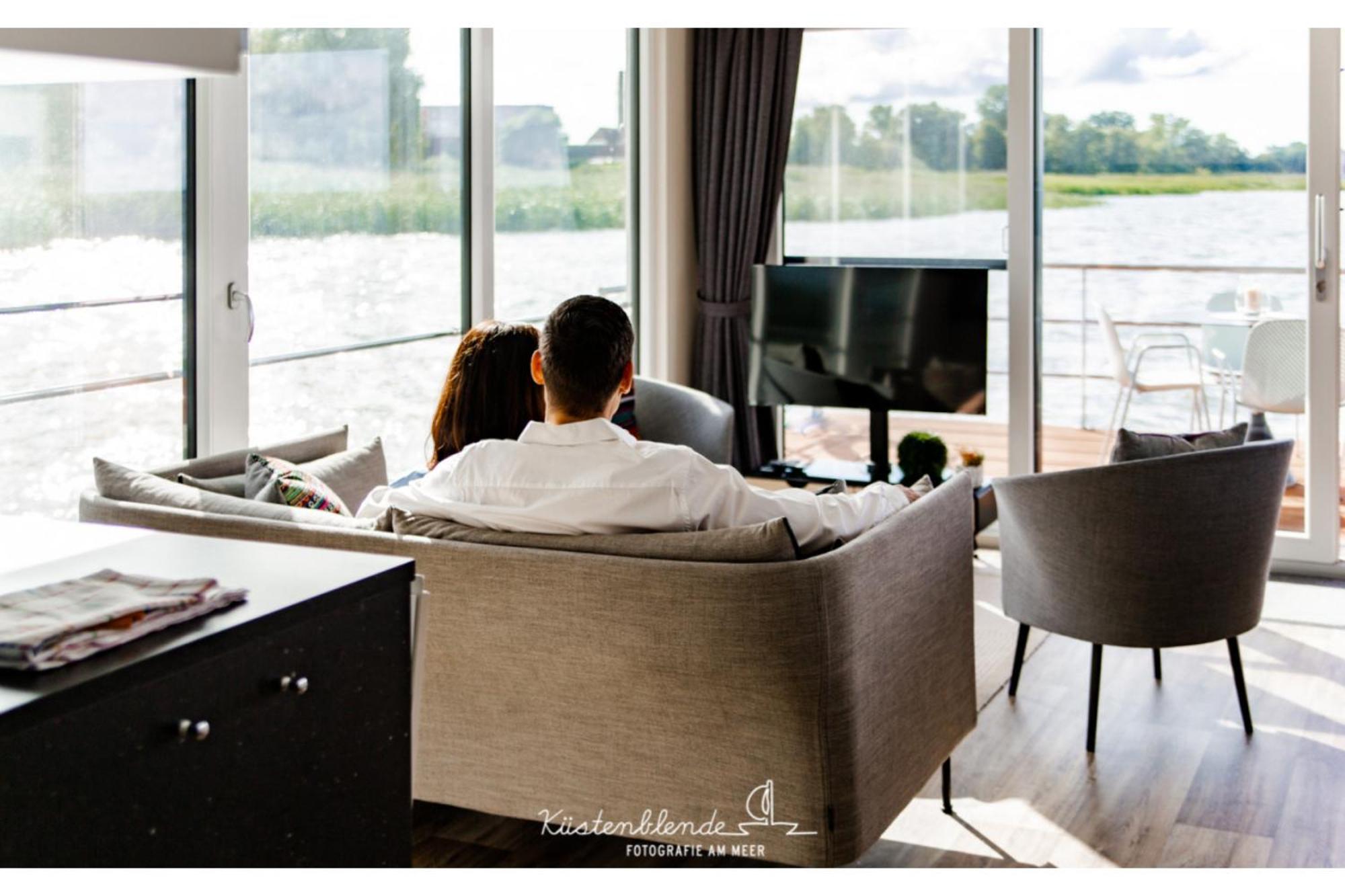 Ostsee Hausboot - Kranichnest Lp1 ริบนิทซ์-ดัมการ์เทิน ภายนอก รูปภาพ